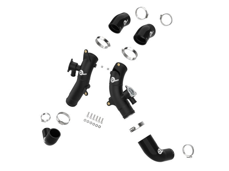 aFe 2022 Toyota Tundra V6-3.5L (tt) BladeRunner 2.5in Aluminum Hot Charge Pipe - Black