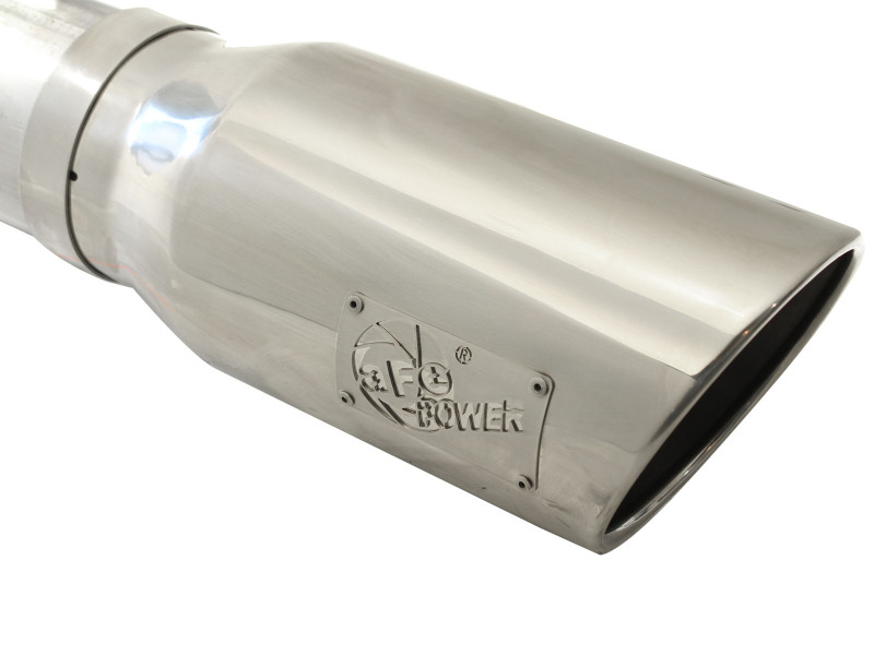 aFe MACHForce XP 5in DPF-Back Stainless Steel Exh Sys, polished tip,Ford Diesel Trucks 08-10 V8-6.4L thumbnail 9