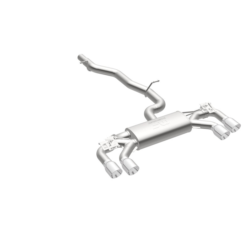 MagnaFlow Sys C/B 2015-2017 Volkswagen Golf R 3in Polished SS Quad Tip Split Rear Exit thumbnail 6