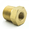 Autometer Brass Adapter Fitting - 3/8in NPT Male - 1/8in NPT Female thumbnail 5
