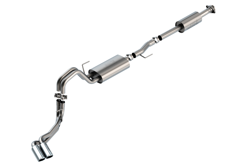 Borla F-150 2021 2.7L/3.5L 4dr CC SB EC STB Lari/King R/Plnum/LTD 3/2.25 DSE CB Touring CHR Tips thumbnail 2