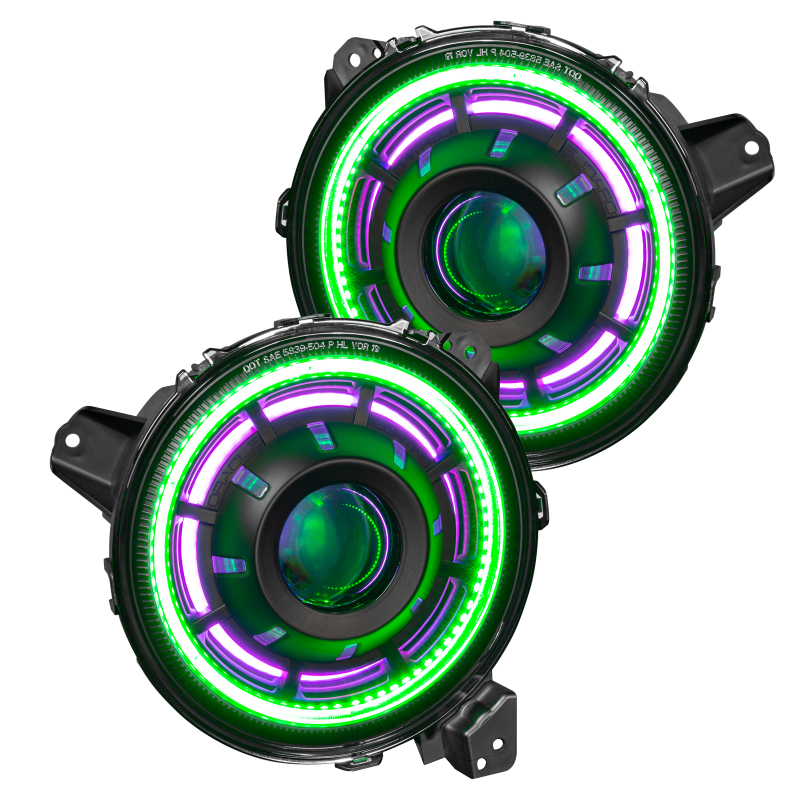 Oracle Oculus Bi-LED Projector Headlights for Jeep JL/Gladiator JT - w/ Simple Controller thumbnail 7