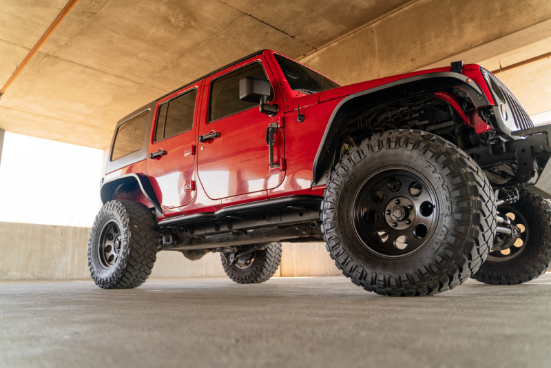 DV8 Offroad 07-18 Jeep Wrangler JK (4 Door Only) OE Plus Side Steps thumbnail 3