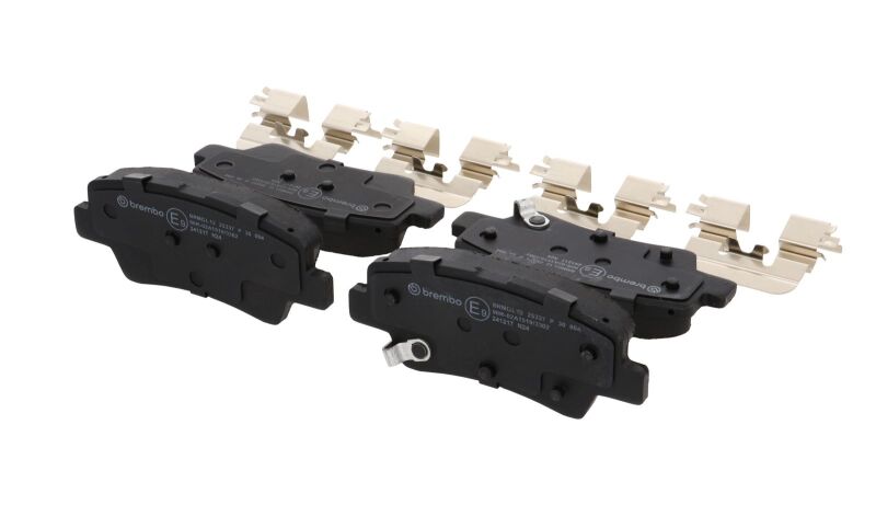 Brembo OE 2017 Hyundai Elantra/18-22 Ioniq/18-19 Sonata/16-17 Veloster Low-Met Brake Pad - Rear thumbnail 3
