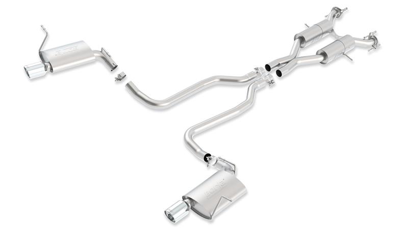 Borla 11-16 Jeep Grand Cherokee Limited/Laredo 5.7L 8cyl 4WD/RWD SS Catback Exhaust