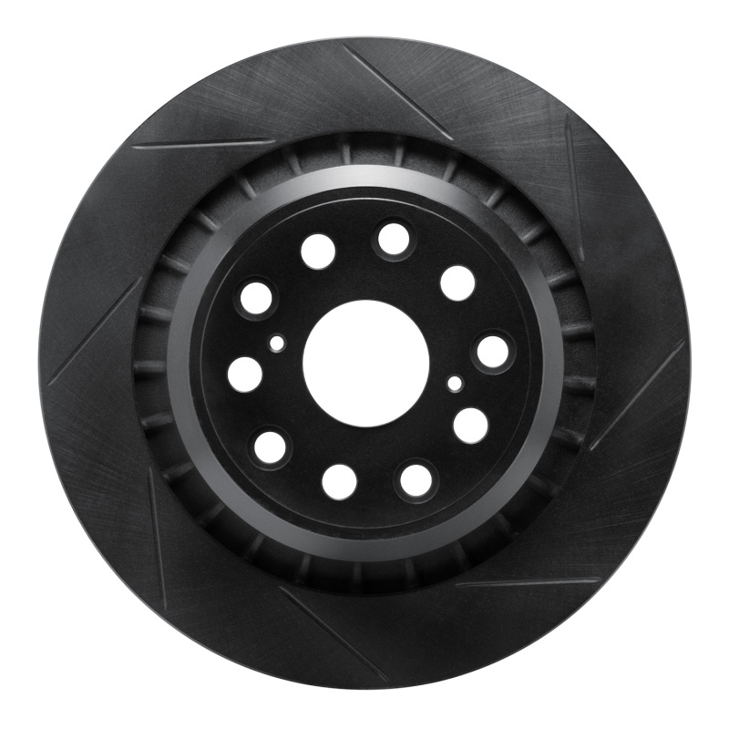 R1 07-21 Lexus LS460 Rear Right Slotted Black Brake Rotor