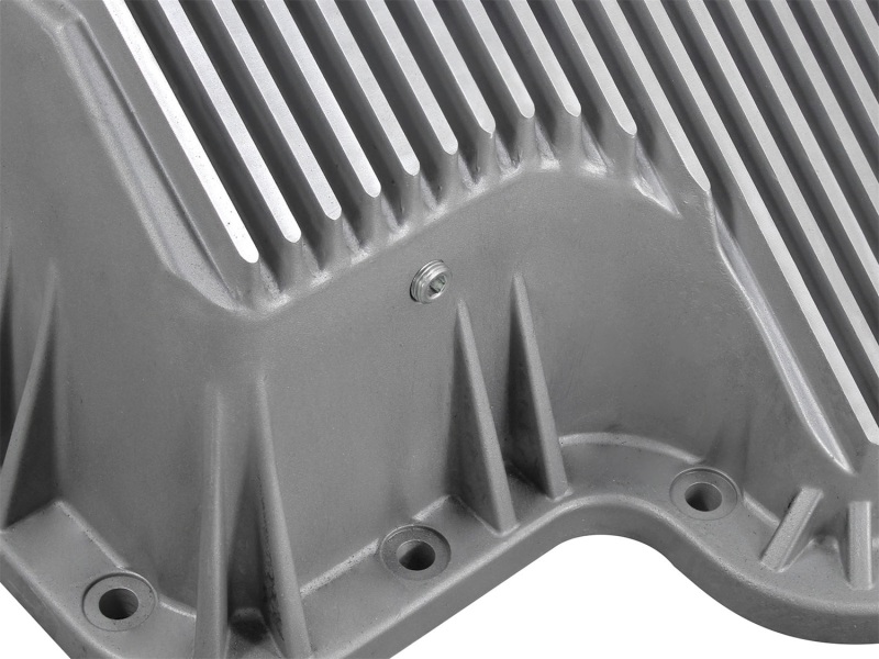 aFe Automatic Transmission Pans 46-70120-1 Oil Pan, Aluminum, Natural, Deep, +7.5 qts. Capacity, Ford, 5R110, Each thumbnail 6