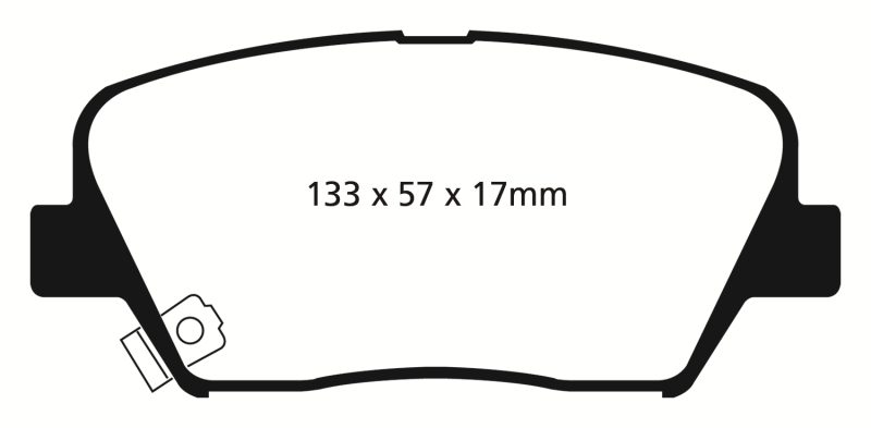 EBC S9 Brake Pad and Rotor Kit (1x ebcUSR7661, 1x ebcDP41863R) thumbnail 6