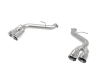 aFe POWER MACH Force-Xp 3in Axle-Back Exhaust 16-20 Chevy Camaro SS V8 6.2L w/o Mufflers - Polished thumbnail 7