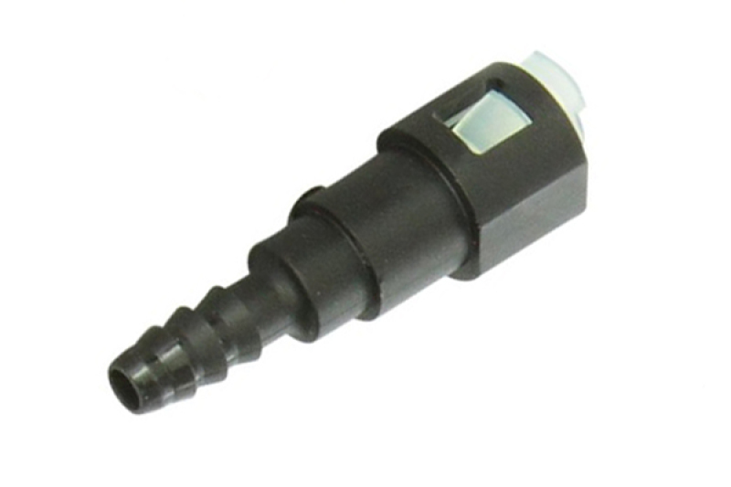 Radium Engineering Adapter Fitting 5/16 SAE Female to 3/8 Inch Hose Barb thumbnail 2
