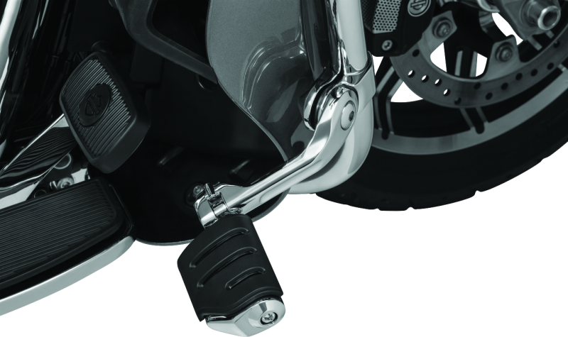 Kuryakyn Adjustable Tour-Tech Long Cruise Mounts 4526 Foot Peg Mounts, Short Mounts, Adjustable, Steel, Chrome, Pair thumbnail 7