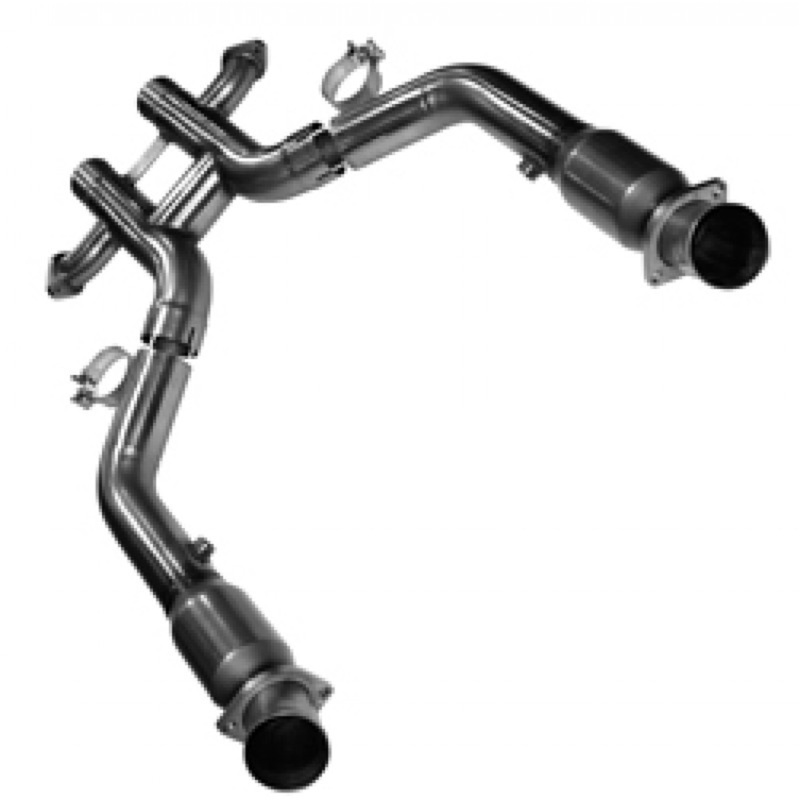 Kooks 12-13 Ford Mustang GT 5.0L 4V -302 Boss Edition 3in x 2 3/4in OEM Cat H Pipe SS thumbnail 4