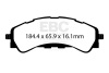 EBC Greenstuff Brake Pad Sets