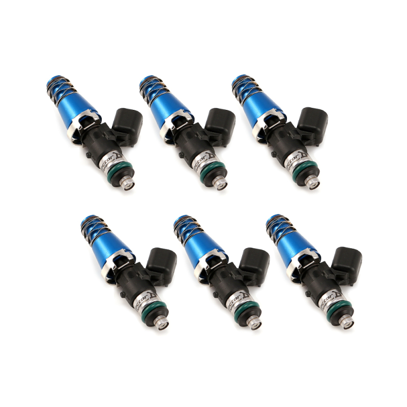 Injector Dynamics 1750-XDS - 60mm Length - 11mm Blue Top - 14mm Lower O-Ring (Set of 6)