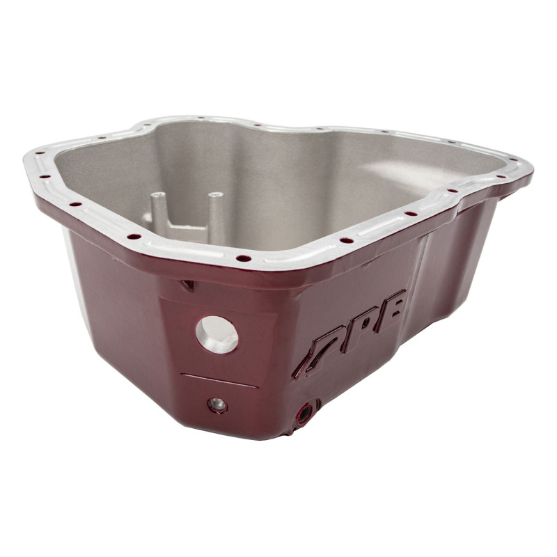 Wehrli 01-10 GM Duramax WCFab X PPE High Capacity Aluminum Oil Pan - Cat Yellow thumbnail 2