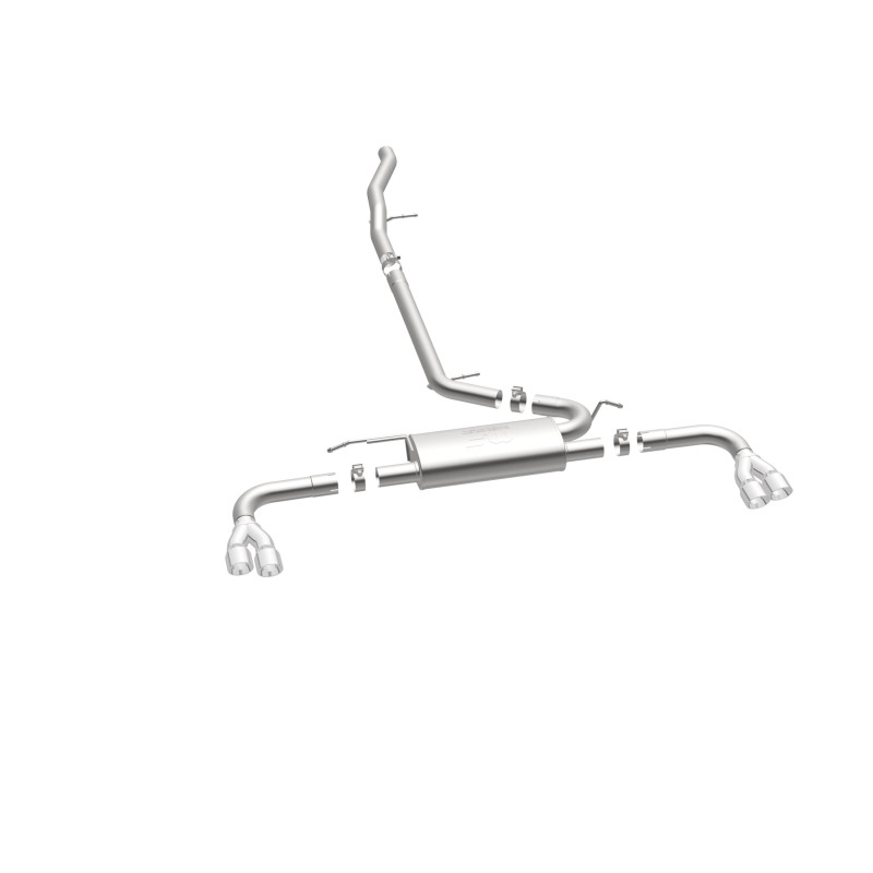 MagnaFlow 15-17 GMC Terrain V6 3.6L 409SS Cat-Back Exhaust Quad Split Rear with 3in Polished Tips thumbnail 3