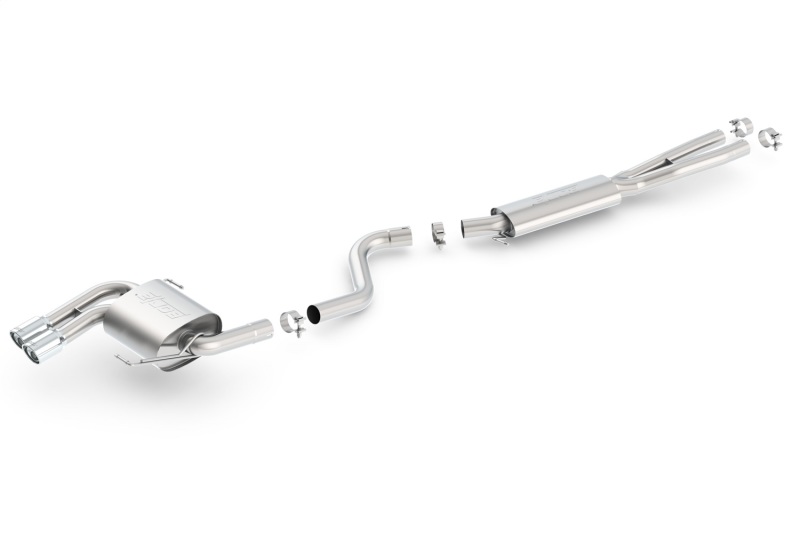 Borla 08-12 BMW 328i Sdm E90 2.0L RWD Dual Left Rear Exit Touring Cat-Back Exhaust thumbnail 6