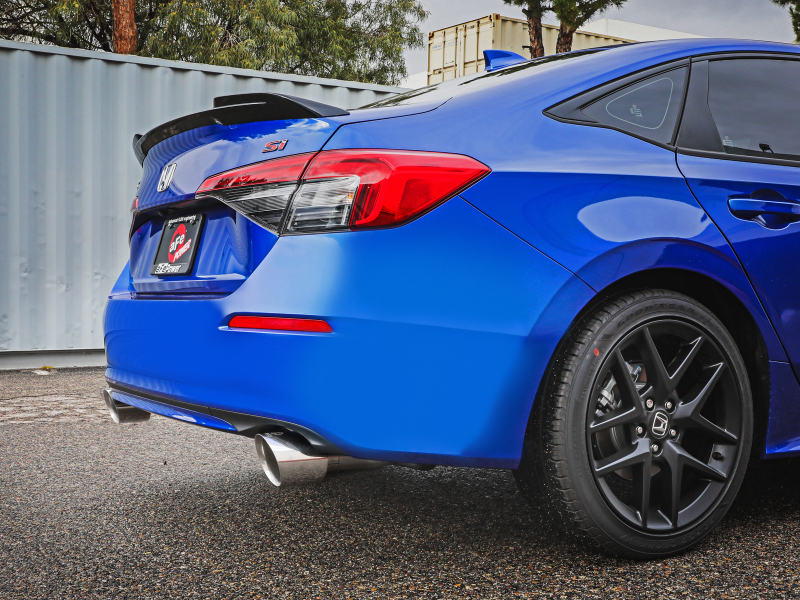 aFe 22-23 Honda Civic Si L4 1.5L (t) Takeda 2.5in to 3in 304 SS Cat-Back Exhaust w/ Polished Tips thumbnail 7