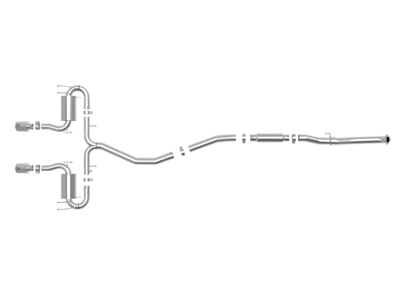 aFe Takeda 3in 304 SS Cat-Back Exhaust System w/Polished Tips 17-21 Honda Civic Sport L4-1.5L (t) thumbnail 6
