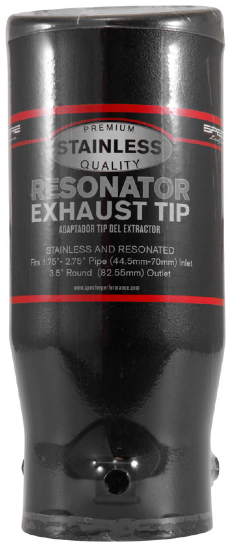 Spectre Exhaust Tip 3-1/2in. OD / Slant - Black thumbnail 9