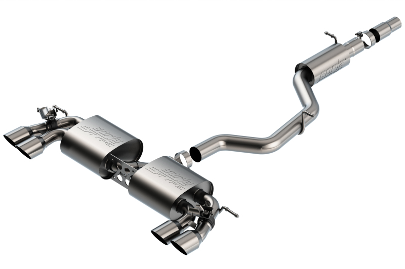 Borla 18-19 VW Golf R MK7.5 2.0L S-Type CatBack Exhaust w/ Resonator thumbnail 2