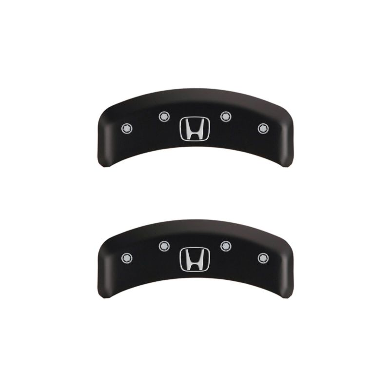 MGP 4 Caliper Covers Engraved Front Honda Engraved Rear H Logo Red finish silver ch thumbnail 9