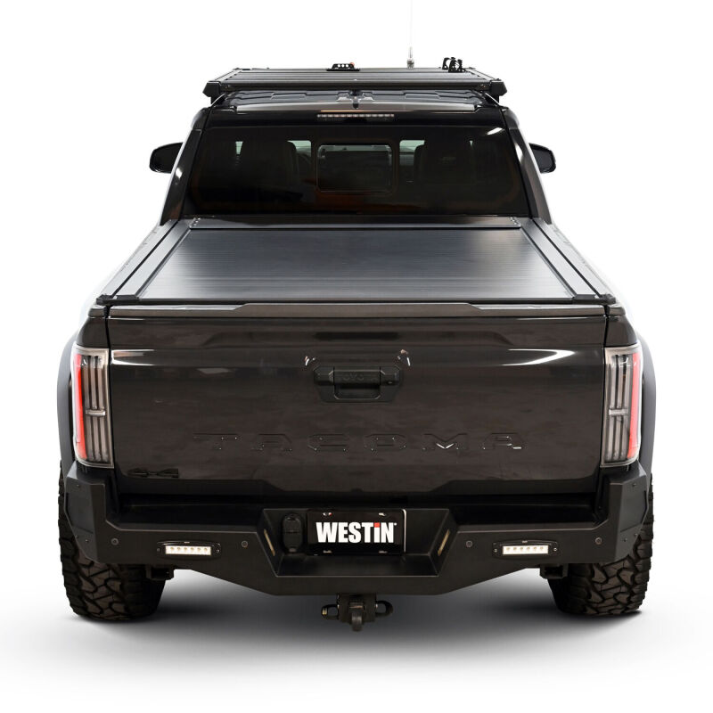 Westin 24-26 Toyota Tacoma 5ft Bed Manual Retractable Tonneau Cover - Black thumbnail 3