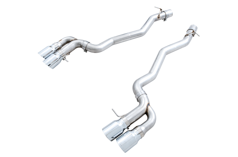 AWE Tuning 18-19 BMW M5 (F90) 4.4T AWD Axle-Back Exhaust - Track Edition (Chrome Silver Tips) thumbnail 6