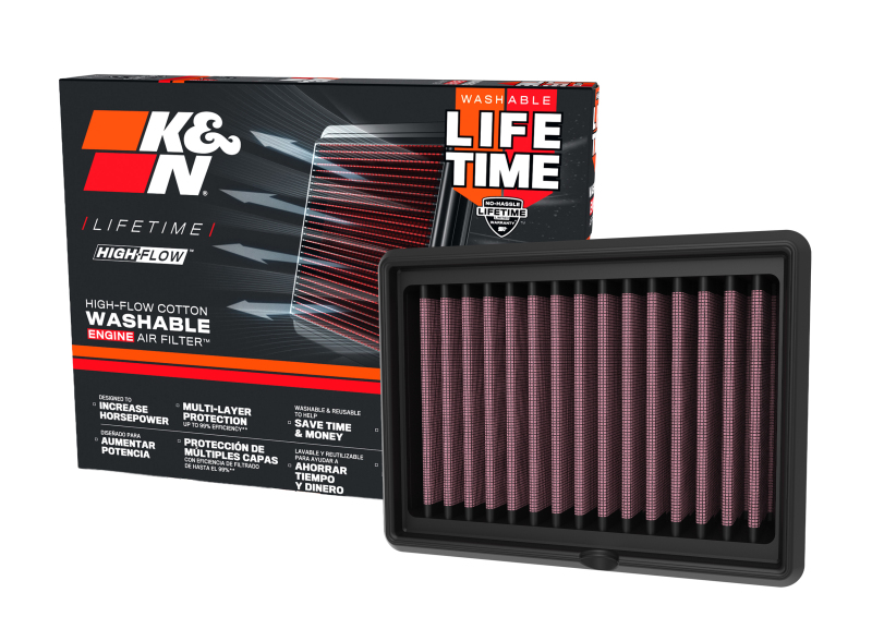 K&N 2022+ CF Moto 800MT Replacement Drop In Air Filter thumbnail 3