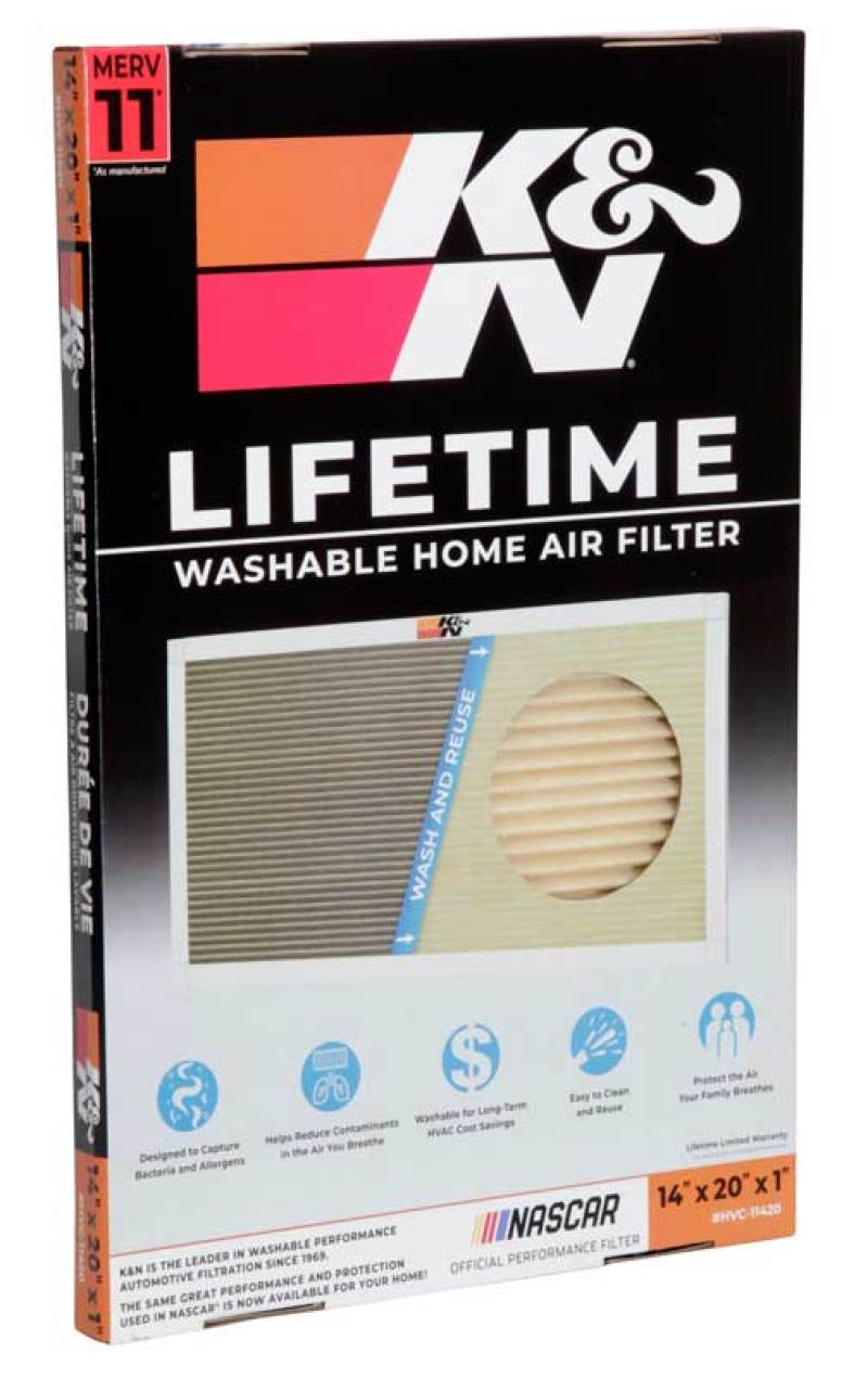 K&N HVAC Filter - 14 x 20 x 1 thumbnail 2