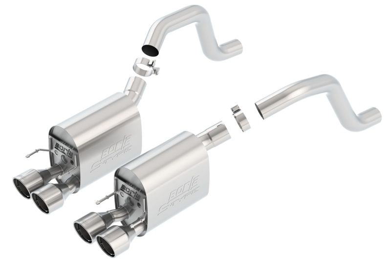 Borla 06-13 Chevy Corvette C6 ZO6/ZR1 Manual Trans S-Type II Rear Section Exht Dual Rd Rolled Tips thumbnail 5