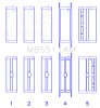 King Engine Bearings GM V8 OHV 16 Valve (Size STD) Main Bearing Set thumbnail 7