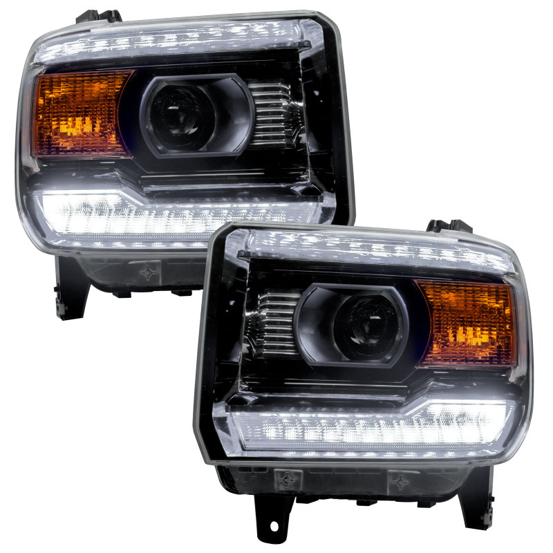 Oracle 14-15 GMC Sierra Headlight DRL Upgrade Kit - ColorSHIFT w/ BC1 Controller