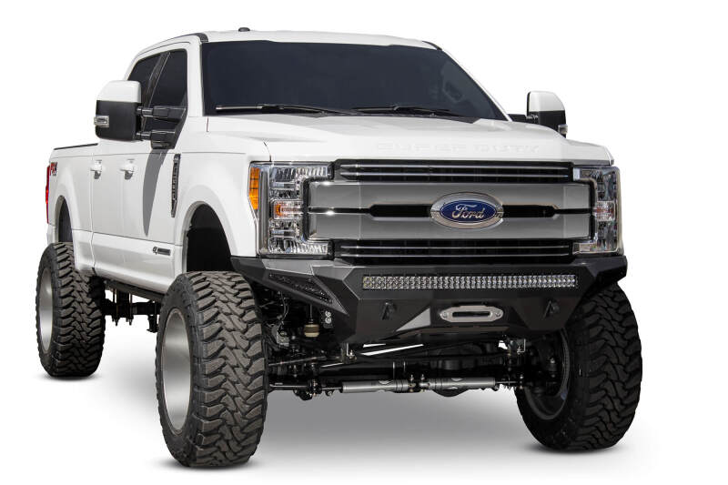 Addictive Desert Designs 17-18 Ford F-250 Super Duty Stealth Fighter Front Bumper w/ Winch Mounts thumbnail 7