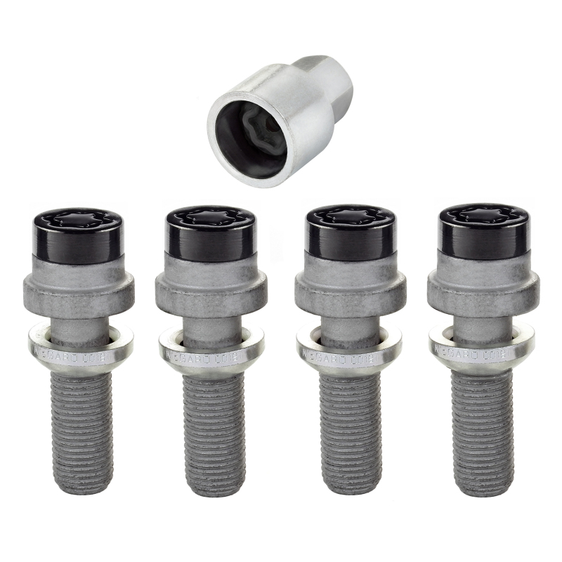 Radius Seat Style Wheel Lock Bolts-Black
