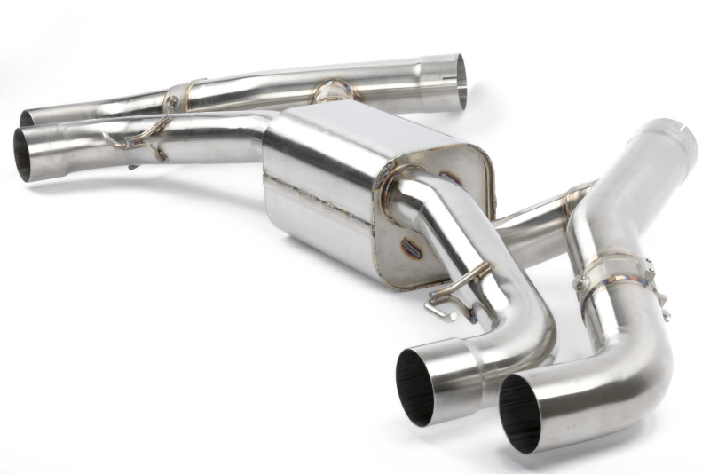 Dinan 20-26 BMW X5 M/X6 M (F95/F96) Valved Axleback Exhaust System - Black Tips thumbnail 2