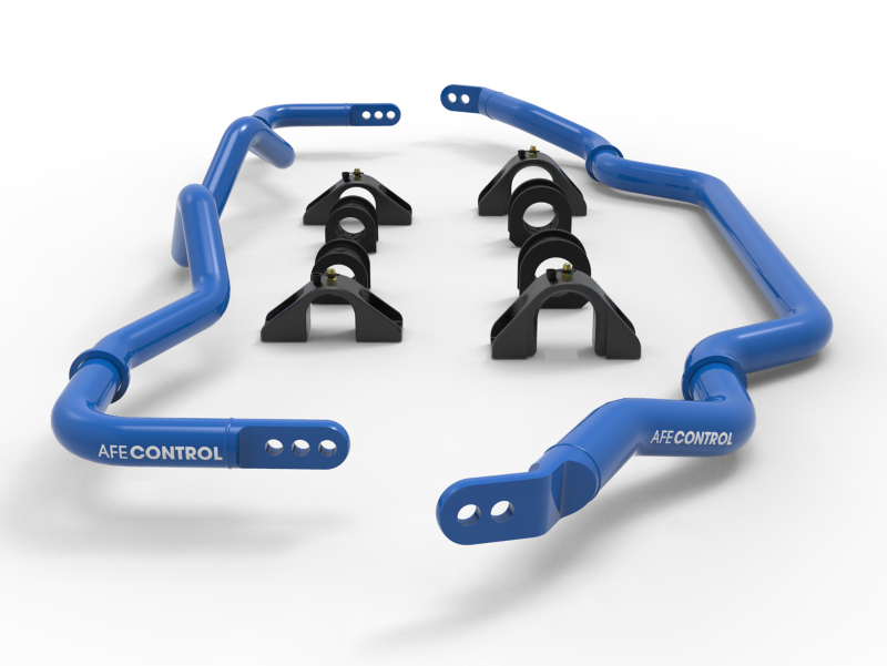 aFe 09-20 Nissan 370Z V6-3.7L Front and Rear Control Sway Bar Set - Blue thumbnail 8