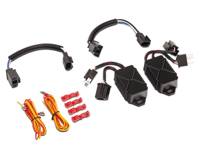 Raxiom 07-18 Jeep Wrangler JK Axial 7-In LED Headlights w/ DRL Turn Signals- Black Housing (Clear) thumbnail 3