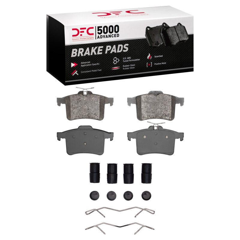 DFC 5000 Advanced Pads - Low-Metallic and Hardware Kit