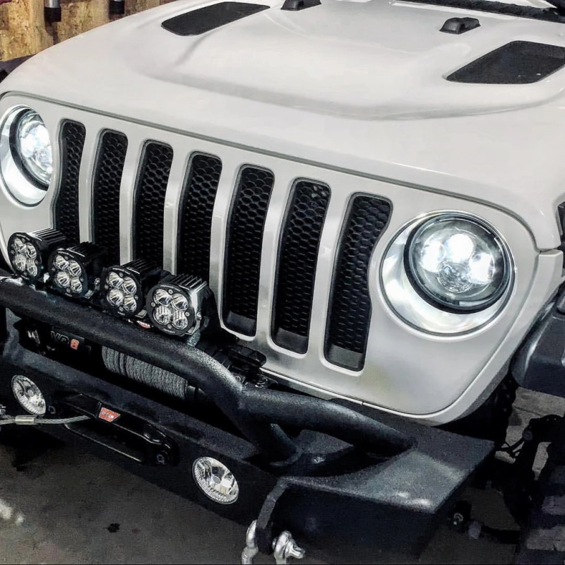 Oracle 7in High Powered LED Headlights - Black Bezel - ColorSHIFT - BC1 thumbnail 9