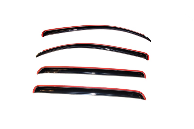 AVS 07-18 Toyota Tundra Crewmax Ventvisor In-Channel Front & Rear Window Deflectors 4pc - Smoke thumbnail 2