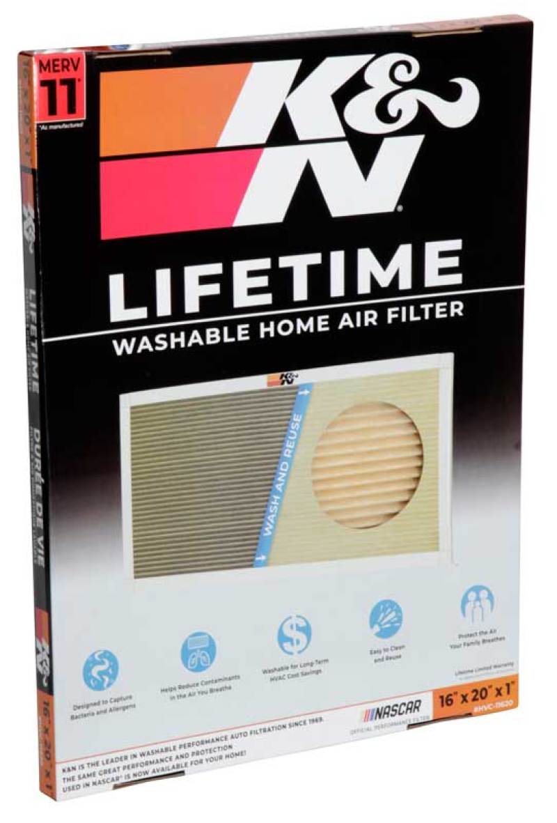 K&N HVAC Filter - 16 x 20 x 1 thumbnail 2