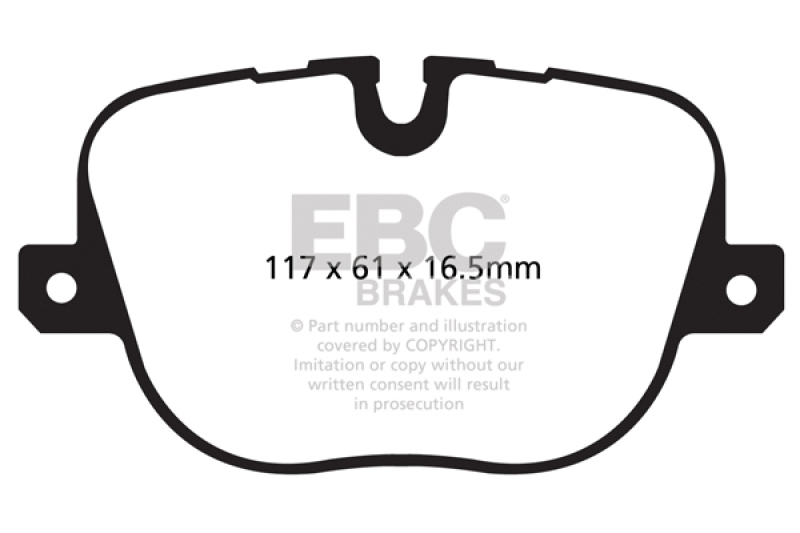 EBC S2 Brake Pad and Rotor Kit (1x ebcDP62068, 1x ebcUSR1722) thumbnail 9
