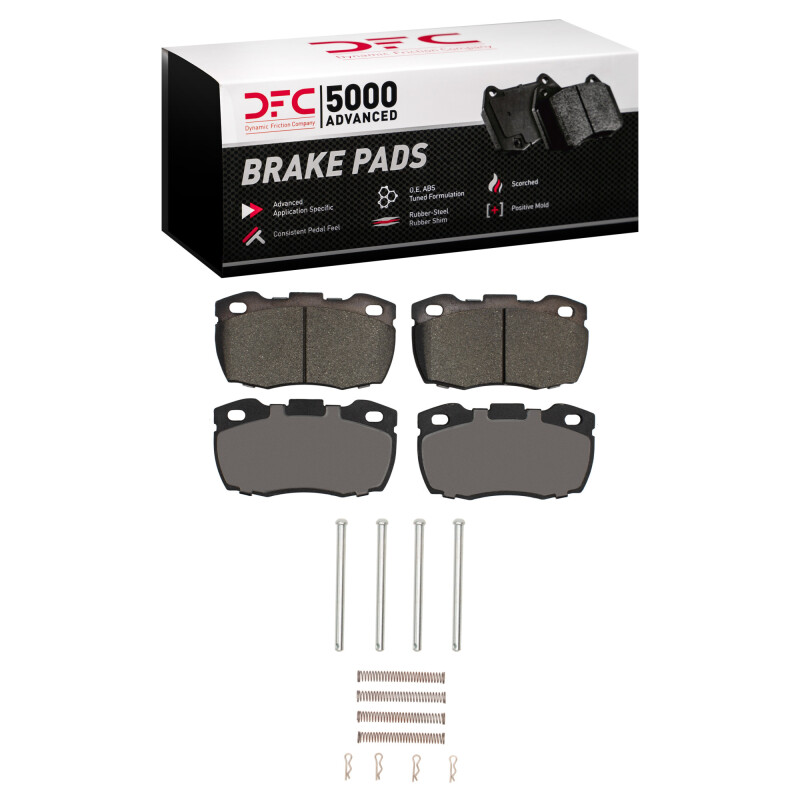 DFC 5000 Advanced Pads - Low-Metallic and Hardware Kit