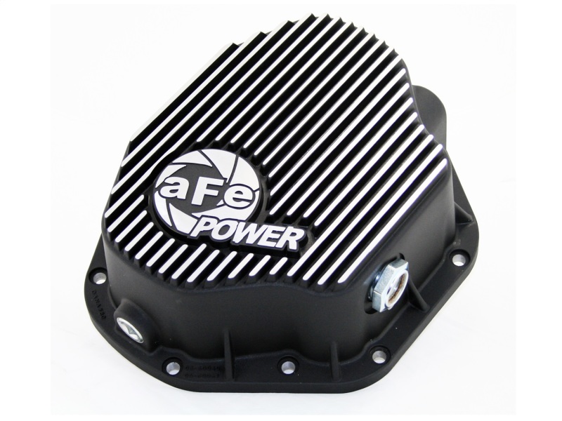 aFe Power Cover Diff Rear Machined COV Diff R Dodge Diesel Trucks 94-02 L6-5.9L (td) Machined thumbnail 2