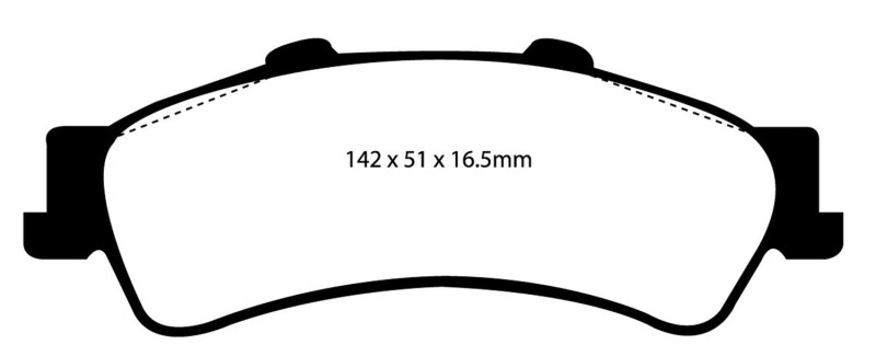 EBC S5 Brake Pad and Rotor Kit (1x ebcDP41630R, 1x ebcGD7215) thumbnail 5