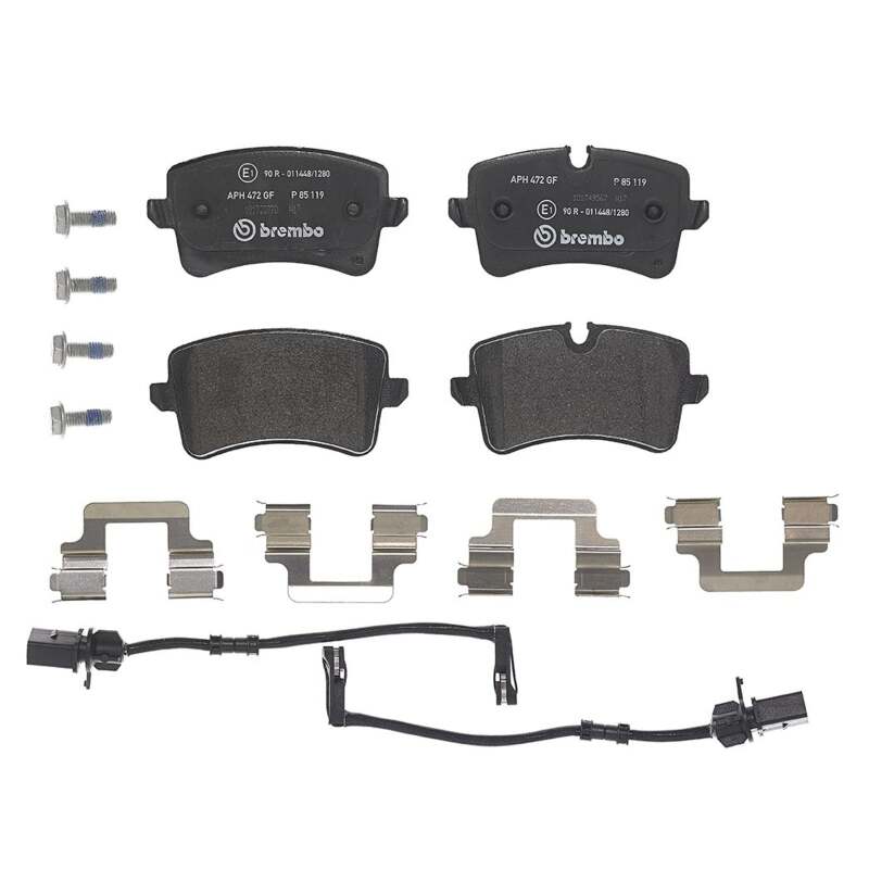 Brembo OE 12-18 Audi A6/A7/14-18 RS7/13-18 S6/S7/20-24 Porsche Macan Low-Met Brake Pad - Rear thumbnail 2