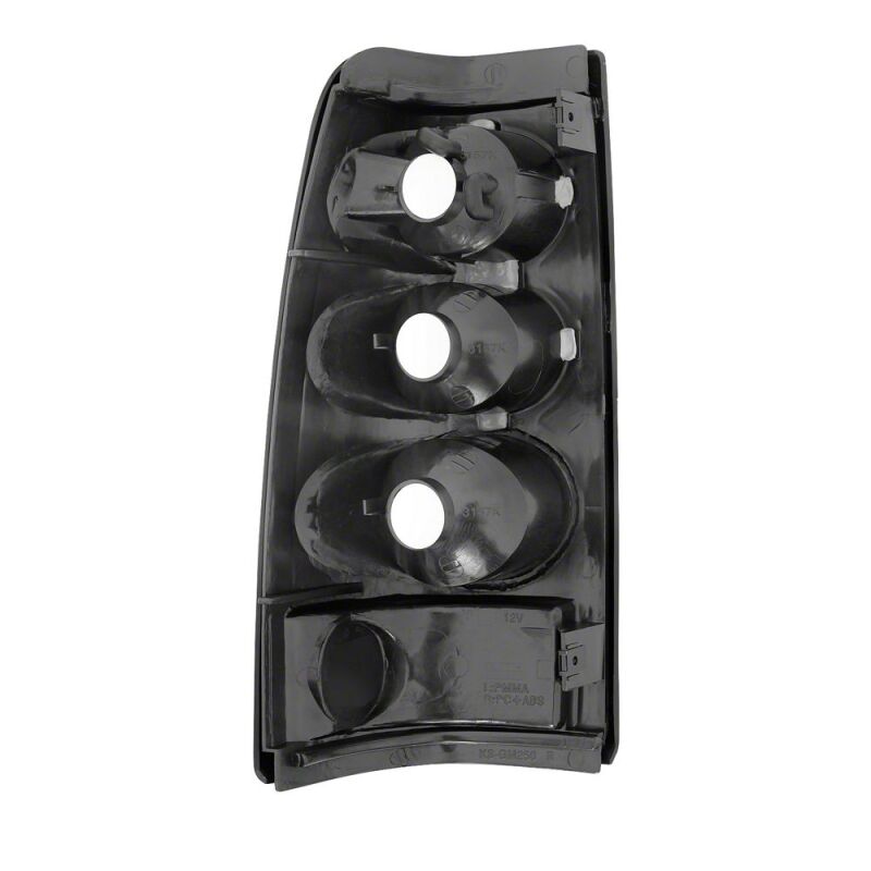 Raxiom 99-02 Chevrolet Silverado 1500 Fleetside Axial Series Tail Lights- Black- Smoked Lens thumbnail 2