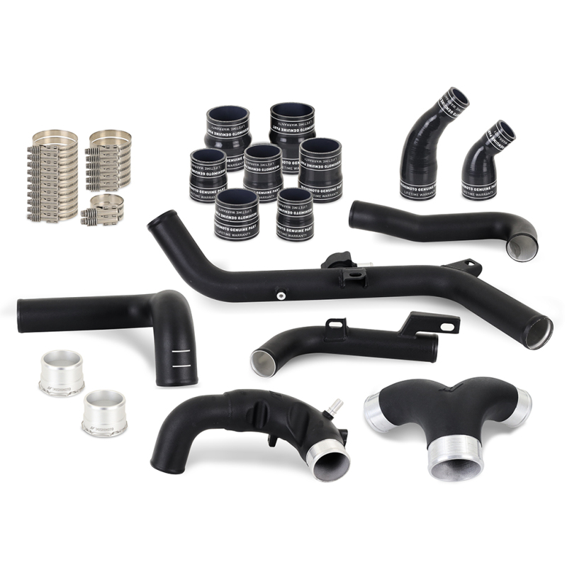 Mishimoto MMINT-BR27-21KBSL Intercooler Kit, Silver/Black, fits Ford Bronco 2.7L 2021+
