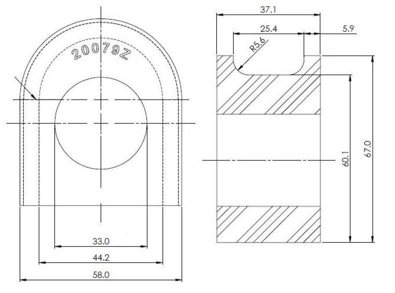 SuperPro 07-18 Chevrolet Silverado 1500 2WD 34mm Front Sway Bar Mount Bushing Set thumbnail 2
